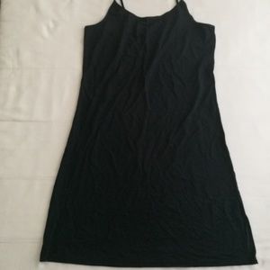 Black Mini Satin Slip